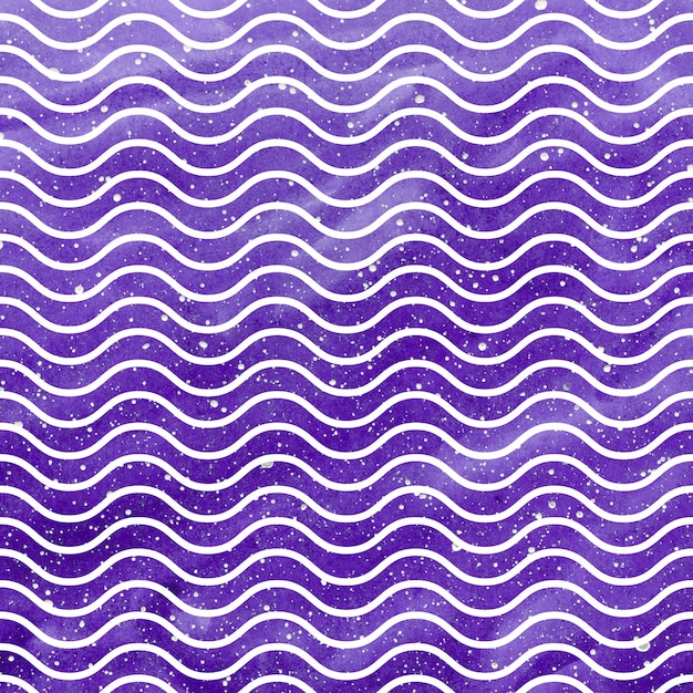 Padrão de ondas na textura do espaço, fundo abstrato. Ilustração geométrica simples