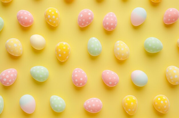 Foto padrão de ovos de doces pastel