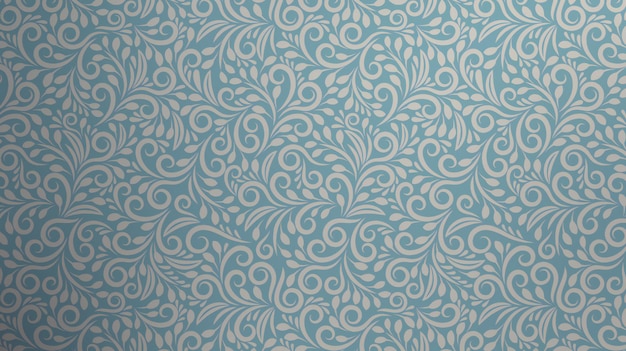 Foto padrão de papel de parede damasco sem costura fundo vintage