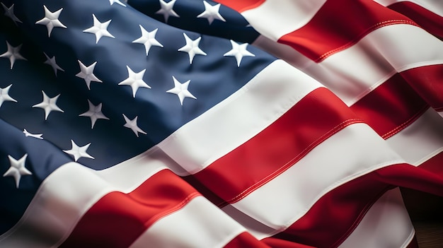 padrão de papel de parede e banner de mídia social para o Dia dos Presidentes dos EUA nas cores da bandeira americana
