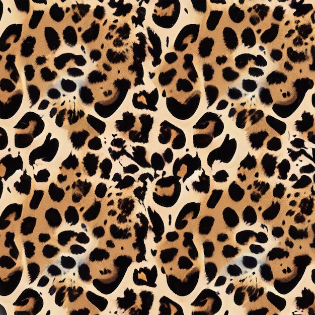 Foto padrão de pele de leopardo