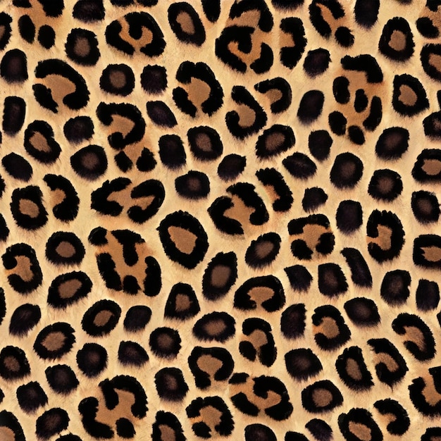 Foto padrão de pele de leopardo