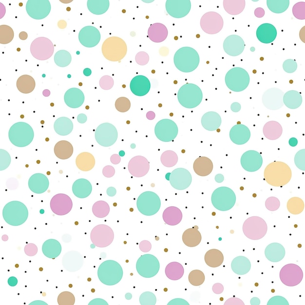 Foto padrão de pontos pastel polka