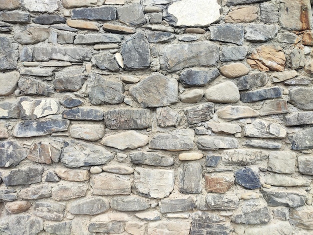 Padrão de superfície da parede de pedra de xisto de entulho