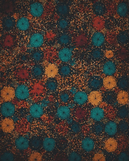 Foto padrão de tecido batik vibrante
