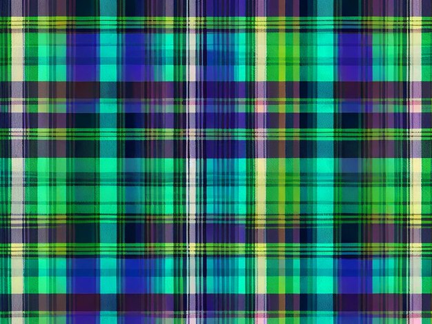 Padrão de tecido tartan sem costura vetor de arte 4k estação de arte cor de água fundo preto