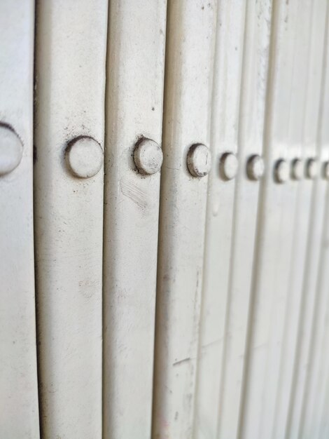 Padrão de textura ou fundo de cortinas metálicas de lojas cortinas de ferro