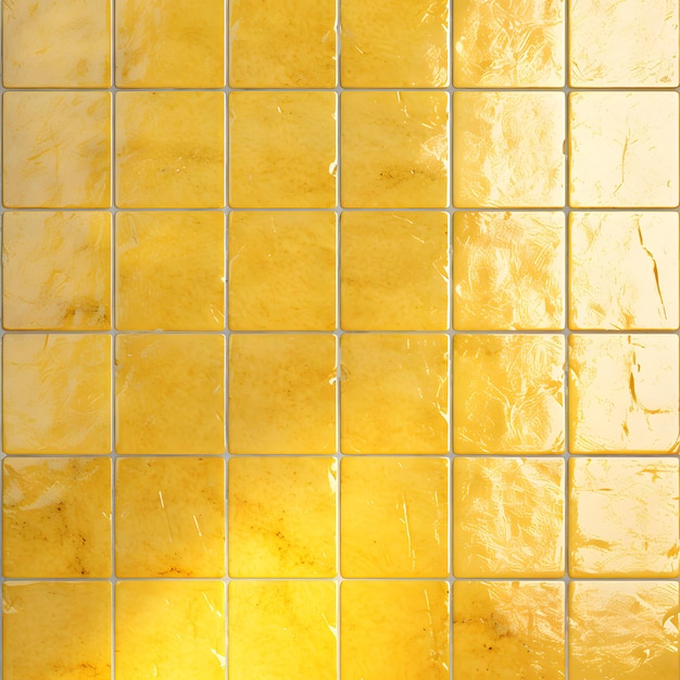 Padrão de textura perfeita de azulejos amarelos