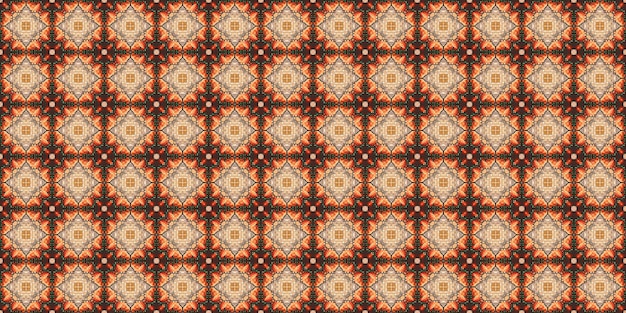 Padrão étnico Abstracto Kaleidoscópio desenho de tecido textura ou fundo