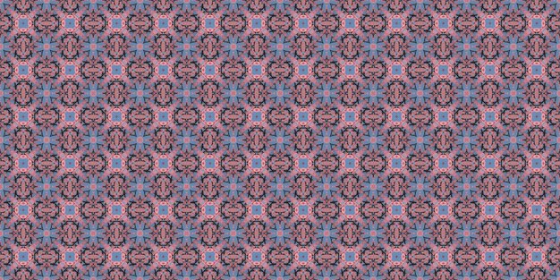 Padrão étnico Abstracto Kaleidoscópio desenho de tecido textura ou fundo