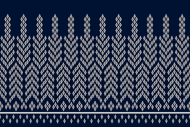 Padrão étnico conceito de tecelagem de estilo vetorial Design para bordados e outros produtos têxteis