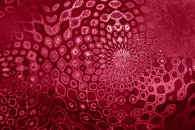 Padrão extravagante de papel holográfico como mandalas tonificando na cor 2023 Viva Magenta