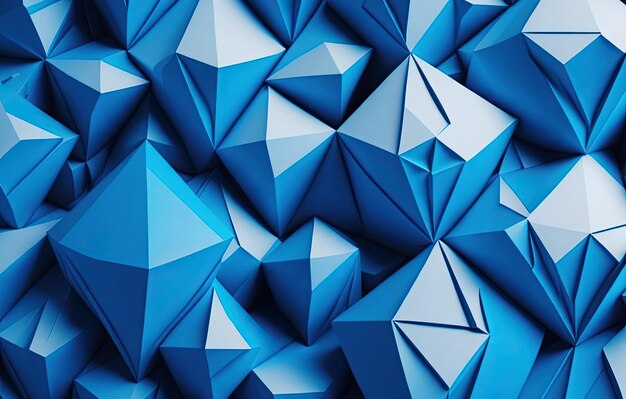 Foto padrão geométrico azul