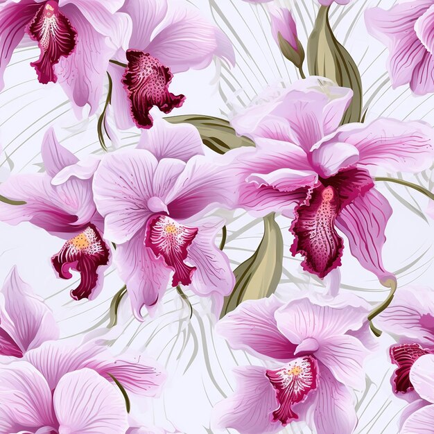 Padrão natural de orquídeas