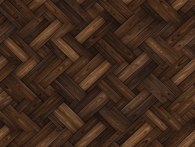 Padrão perfeito com design de plano de fundo de papel de parede de textura de madeira parquet Generative AI