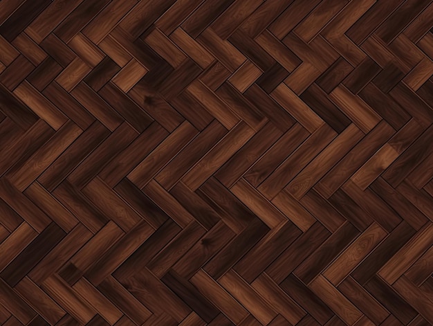 Padrão perfeito com design de plano de fundo de papel de parede de textura de madeira parquet Generative AI