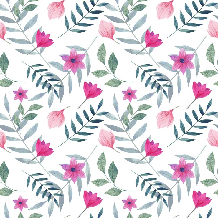 Foto padrão perfeito de flores de laranja desenhadas com aquarelapara o design do papel de parede ou tecido estilo vintagepintura de flores em flor para o verãofundo de botânica