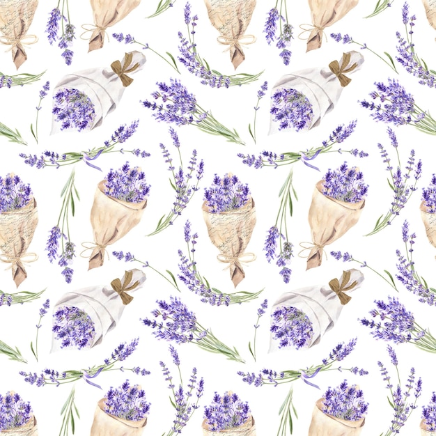 Foto padrão perfeito de lavanda estilo provençal rústico e fofo ótimo para tecidos, cartões de saudação, papéis de parede de papel de embrulho