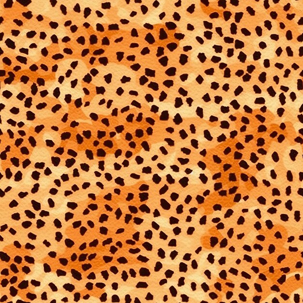 padrão sem costura de pele de leopardo