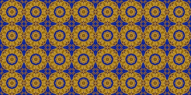 Padrão sem costura Padrão ucraniano Azul amarelo