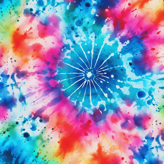 Padrão sem emenda de design de fundo Tie Dye