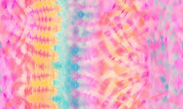 Padrão sem emenda tietedye Ornamentos diy abstratos Tecido de coloração arco-íris Para ilustração de livro de cartão postal de banner Criado com ferramentas generativas de IA