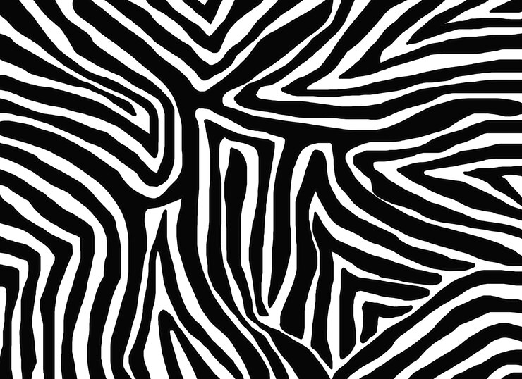 padrão uniforme com pele de zebra