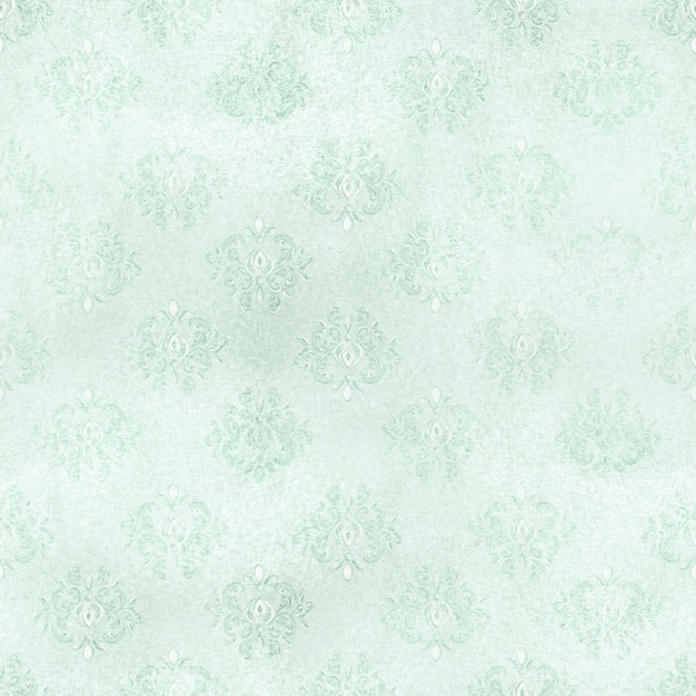 Foto padrão vintage sem costura verde-azul padrão de papel de scrapbooking para fundo antiquado