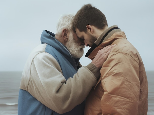 Padre e hijo juntos