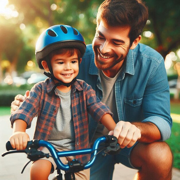 Padre e hijo.