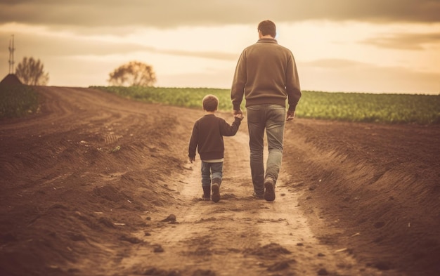 Foto padre y el hijo