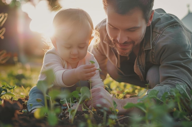 Padre con su hija