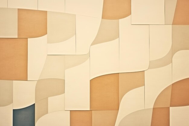 Padrões abstratos beige simples na parede no estilo de dan matutina formas estilizadas gráficas cruz