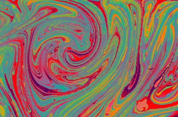 Foto padrões abstratos de arte marmorizada como plano de fundo colorido