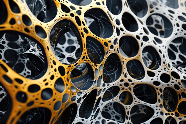 Foto padrões abstratos que se assemelham a fractais