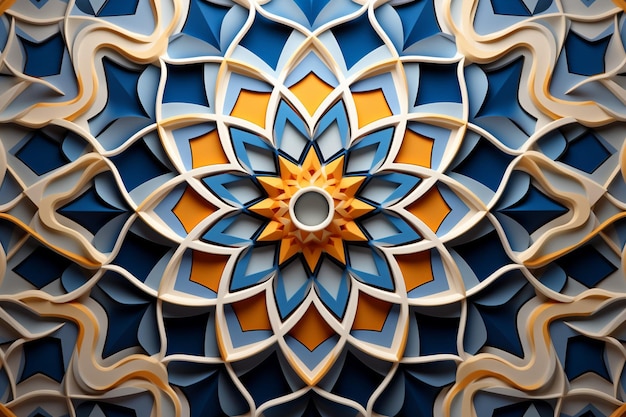 padrões de arte islâmica com um toque moderno
