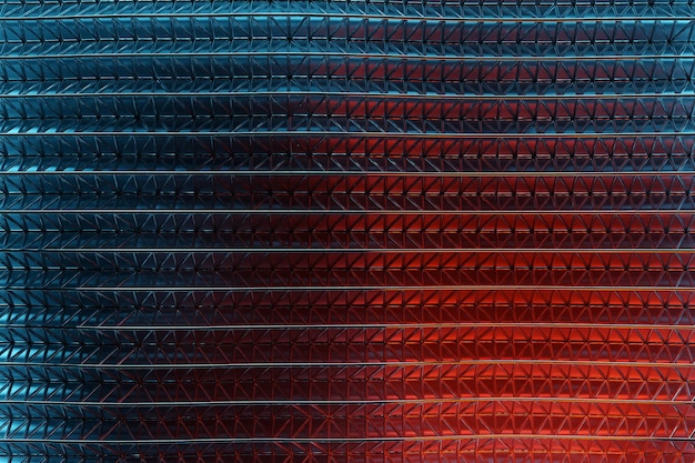 Padrões de listras horizontais azuis e vermelhas Fundos listrados modernos Linhas de espessura variável ilustração 3D