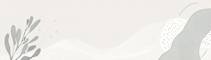 Foto padrões escandinavos desenhados à mão em fundo cinza suave ideais para aplicações de design moderno com amplo espaço para sobreposição de texto