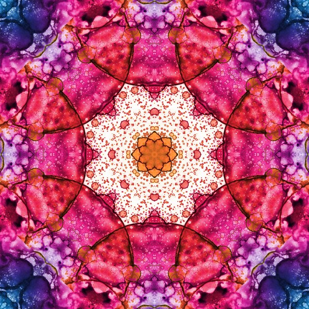 Foto padrões sem costura padrões repetitivos texturas geométricas vermelhas e rosa