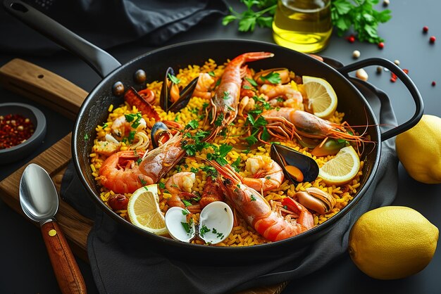 la paella española