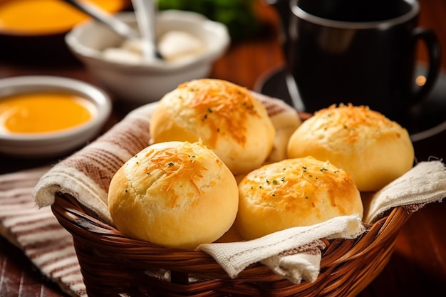 pães de queijo brasileiros