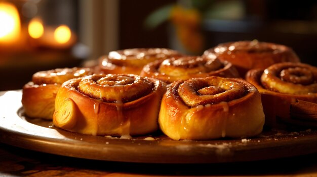 Pãezinhos de canela doces