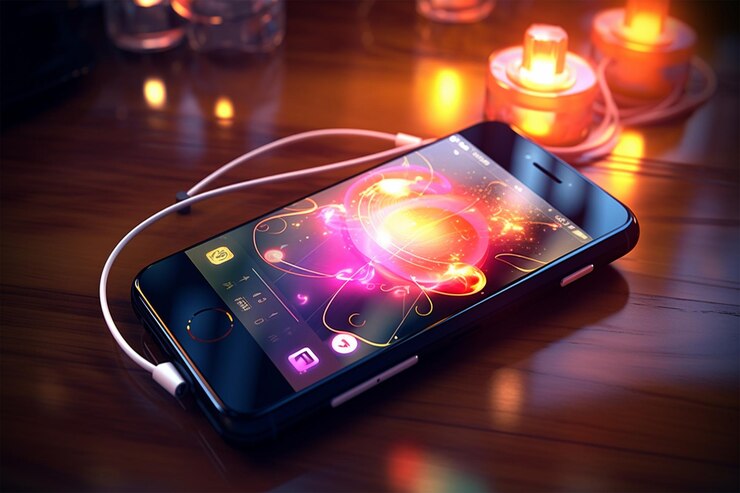 Página 13 El teléfono inteligente de neón