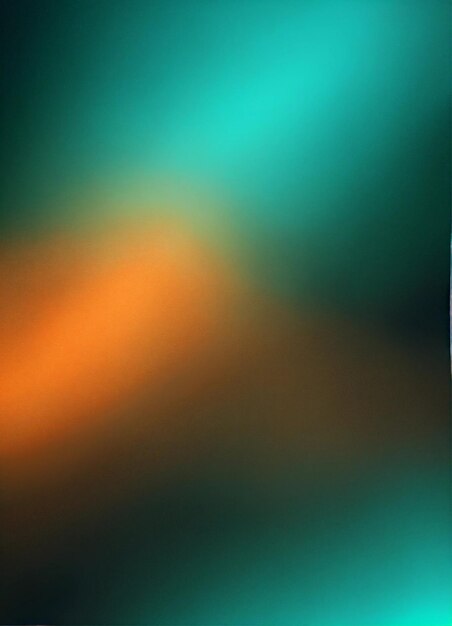Página de aterrizaje de banner de póster con efecto de textura granulada de fondo con gradiente de color naranja negro