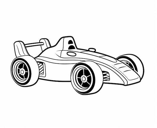 Página para colorear coches deportivos para niños Páginas para colorear automóviles para imprimir
