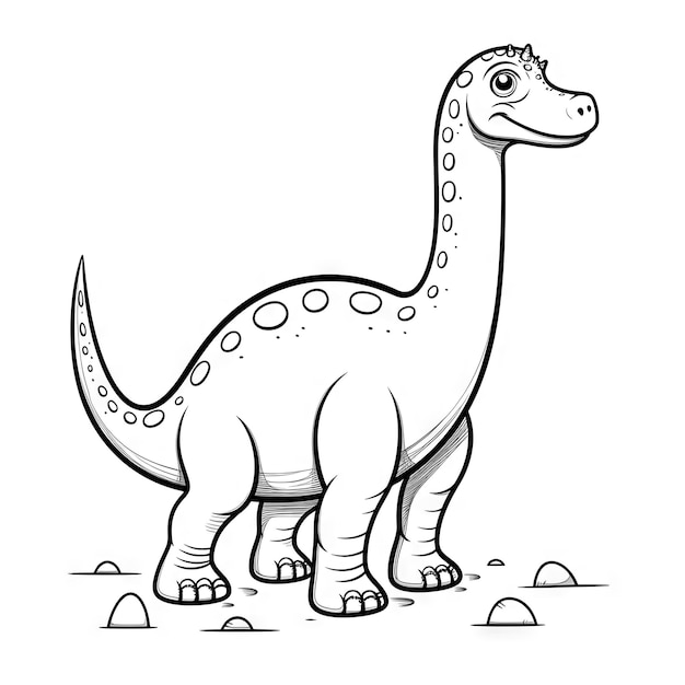 Foto página para colorear de dinosaurios para niños