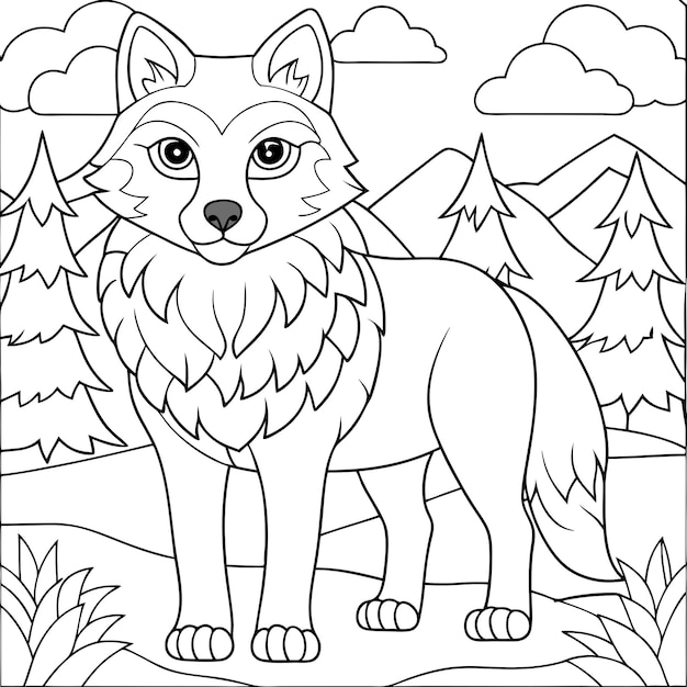 lobisomem desenho para colorir