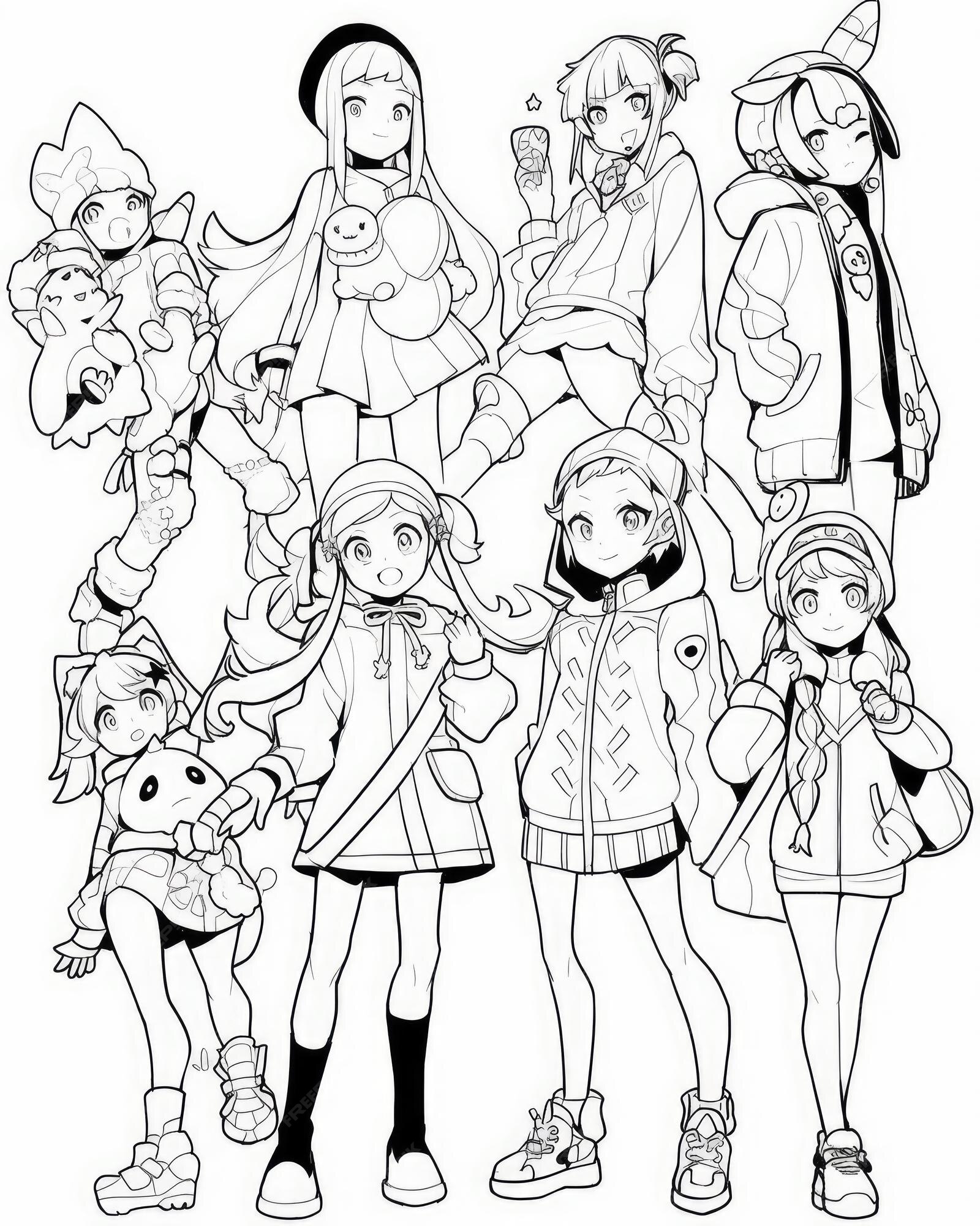 Desenhos para colorir Pokémon Sword e Shield