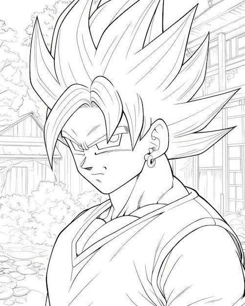 Desenhos para colorir Dragon Ball Z 80  Goku desenho, Páginas para colorir,  Desenhos