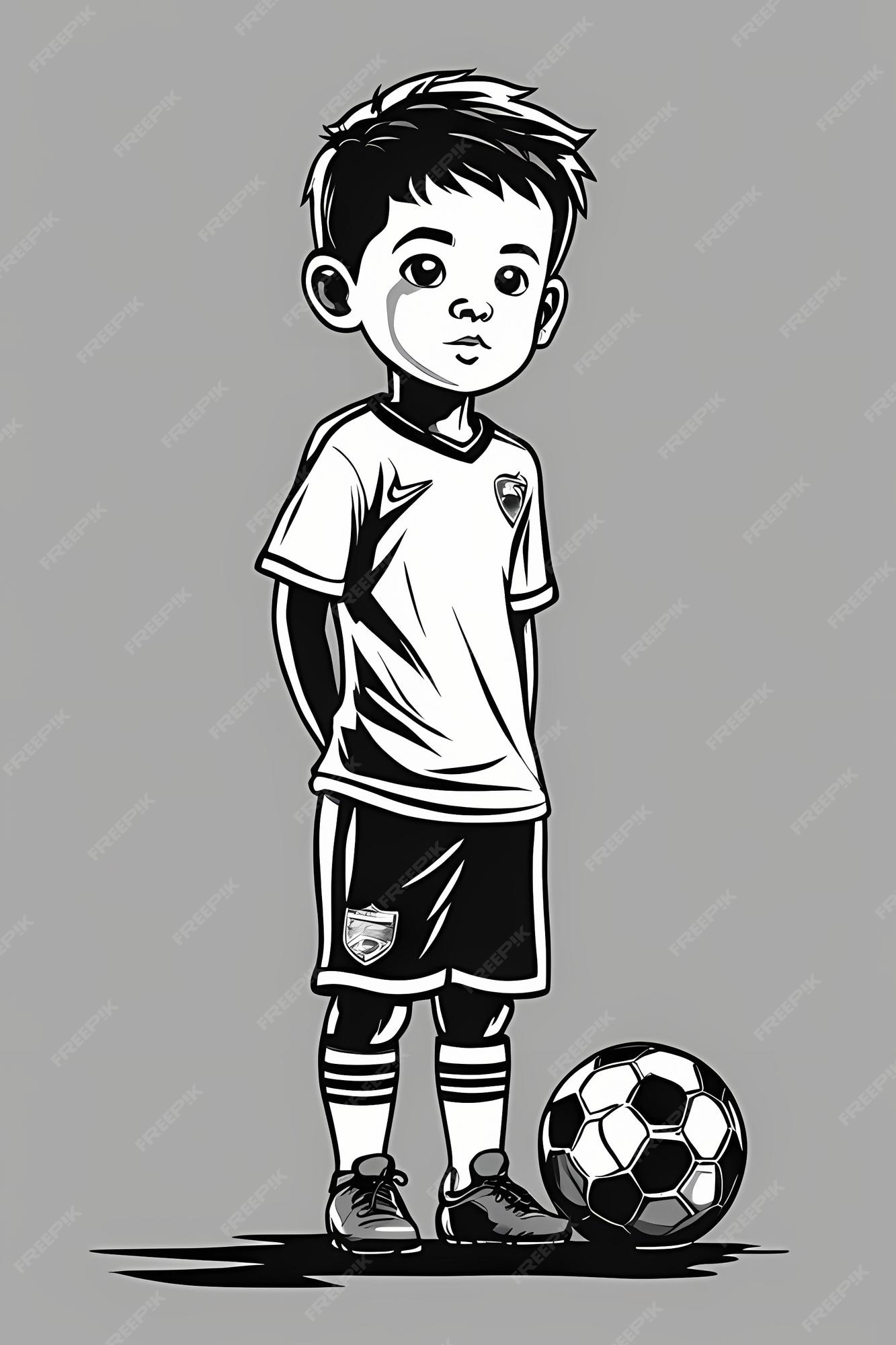 Desenhos de Jogador de Futebol Roblox para Colorir e Imprimir 